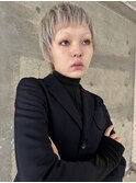 〈生平〉ショート/ハイトーン/シルバー/ホワイトブロンド