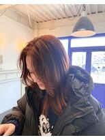 セットアップ 倉敷美和店(SET-UP)&nbsp;ブラウン/レイヤーカット/大人ガーリー