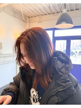 セットアップ 倉敷美和店(SET-UP) ブラウン/レイヤーカット/大人ガーリー