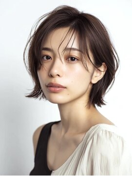 ハーツ(Heart's) 大人ショートレイヤー白髪ぼかし脱白髪染め40代50代60代原宿