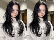 long hair    ＋　　high layer