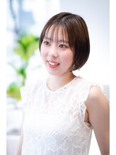 キッカ 成東店(CHICCA) 透け感バング×丸みショートボブ