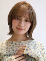 クラリス バイネオ 武蔵小杉(Claris by neo)&nbsp;レイヤーボブとヘーゼルベージュカラー　武蔵小杉