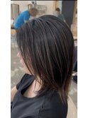 白髪ぼかし大人のハイライトヘア