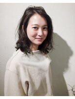 ヘアメイク フォセッタ(Fossetta) ラフな抜け感　おとなロブ