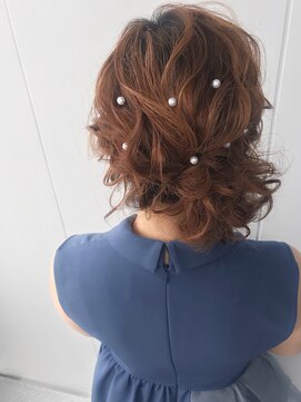 ヘアスタジオニコ(hair studio nico...) ボブでもアップ