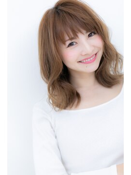 カバーヘア イヴ 戸頭店(COVER HAIR EVE) 抜け感演出…無造作カールの小顔ラフミディZ戸頭20代30代40代