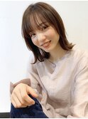 抜け感たっぷり◎ 外ハネミディアム☆