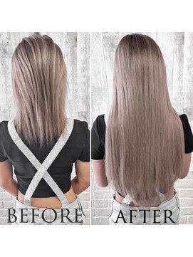 アンククロス 渋谷(ANKH CROSS) エクステ/ビフォーアフター/ロング/ロアバージン