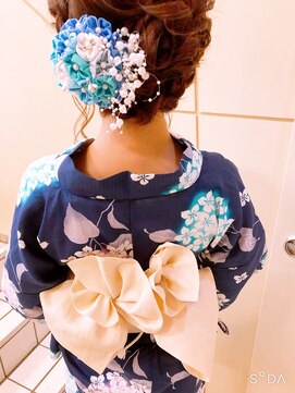 ヘアメイク ジェイエム 浴衣
