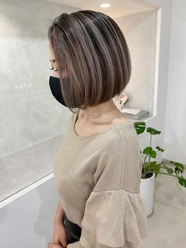 キオク(KIOX) ボブバレイヤージュ