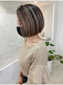 ボブバレイヤージュ