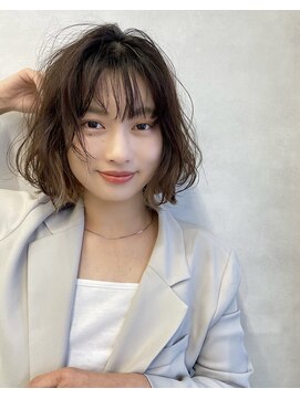 キートス(Kiitos) ゆるふわボブ/抜け感/小顔/ボブ/フェミニン/大阪/梅田