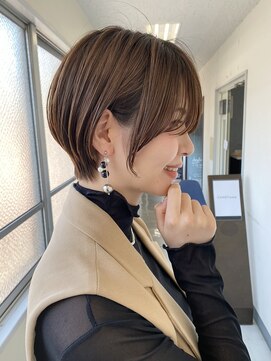 イオエ(ioe) 似合わせカット/メルティカラー/ウェーブミディアム/着物