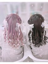 ヘアメイク シンティア(Hair make Cintia.) ハートのハーフツインテール