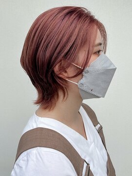 サラ 新宮店(SARA) ワンブリーチでできるピンクカラー