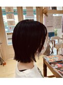 ナチュラルストレートボブ