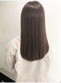 [艶/透明感/明るめベージュヘア]髪質改善メテオカラー