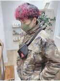 【松戸 岩口】波巻きパーマ残り刈り上げマッシュショート