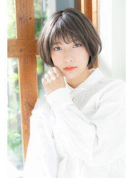 大波純一美容室パーティハン カジュアルナチュラルボブ