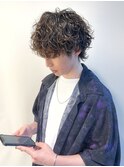 ハイライト/マッシュパーマ/束感/波巻き/自由が丘