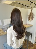 アッシュブラウンカラー【三國麗奈】