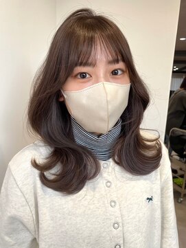 ツキ 横浜店(tuki) ミルクティーベージュダブルカラーインナーカラーケアブリーチ