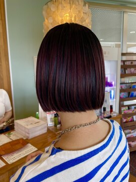 ヘアラウンジ アングゥ(hair lounge ungu) highlight×pink