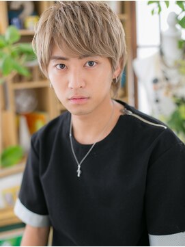 カバーヘア イヴ 戸頭店(COVER HAIR EVE) ■ハイトーンカラー束感ショートウルフ105-2★戸頭10代20代30代