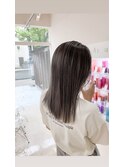 地毛活かしバレイヤージュ