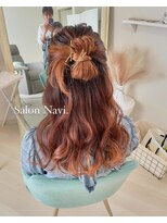 サロンナビ(Salon Navi)&nbsp;お洒落ハーフアップ