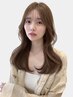 前髪カット＋透明感ケアカラー＋うる艶トリートメント￥8,800