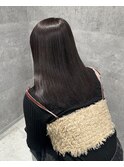 ブリーチなし「透けるブラウン」ラベンダー系【L'wis乙津】