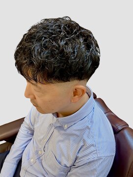 銀座マツナガ 浅草店 スキンフェード×ナチュラルスパイラルパーマ