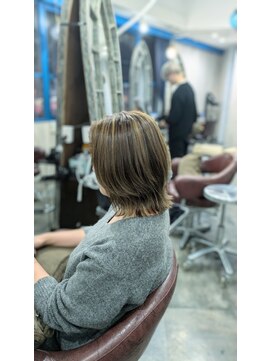 ヘアリゾートエーアイ 浅草店(hair resort Ai) くびれボブ/グレージュ/ハイライト