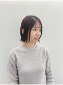 くびれボブ/ピンクブラウン