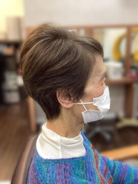 シーズンプラス(SEASON PLUS) 絶壁解消/ひし形/大人可愛い/斜めバング/40代/ミセスヘア30A