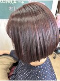 丸みのあるボブ