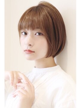アイ(I.) 【 Ｉ. 】30代からのナチュラル前下がりショートボブ　川口