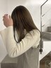 カット+ブリーチなしダブルケアカラー+2STEP式超音波フローディアTR [茅ヶ崎]