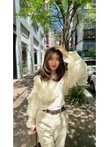 ひし形ミディアム_ミニウルフチェリーブラウンホワイト
