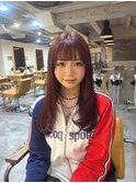 レイヤーカット×チェリーレッド