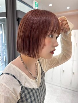 ジーナ 流山おおたかの森(Zina) 髪質改善＊アプリコットオレンジくびれヘア＊【Zinaおおたか】