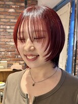 ボコカ(bococa)&nbsp;【Vicky指名】チェリーレッドショートウルフ向ヶ丘優