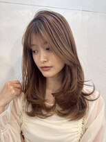 ファルベ(Farbe)&nbsp;ミディアムヘア/暗めカラー/グランマッシュ/デザインカラー