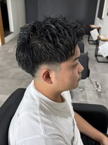 ヒュイル バイ ニアウ(Hwyl by Niau)&nbsp;メンズカットスパイキーショート刈り上げニュアンスパーマ