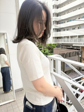 ミント(mint) 赤味ゼロ！暗髪オリーブグレー/スーパークール☆