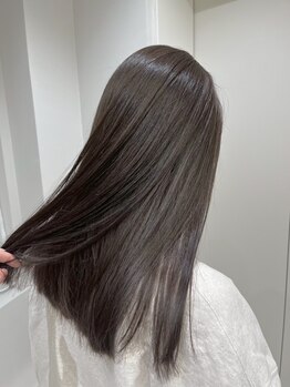 ラメールヘア(la mer hair)の写真/厳選した高級薬剤使用！く酸性ストレート）で地毛のような艶髪のストレートヘアへ◎どんな髪質でも美髪に♪
