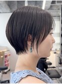 ショート丸みショートショートボブ大人ショートマッシュショート
