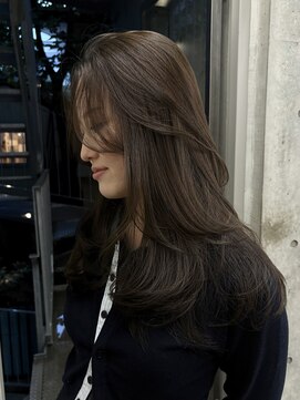 キーチェ 梅田中崎町(keych) レイヤーカット/ミディアムレイヤー/髪質改善/顔まわりカット